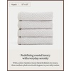 image:imageCozy Earth Nantucket 60 Cotton 40 Viscose from Bamboo Bath Sheet  600 GSM Plush amp FastDrying with Rice Weave Pattern  2 Pack 40 x 65 Luxury Bath Sheet  Light GreyHeathered Light Grey