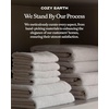 image:imageCozy Earth Nantucket 60 Cotton 40 Viscose from Bamboo Bath Sheet  600 GSM Plush amp FastDrying with Rice Weave Pattern  2 Pack 40 x 65 Luxury Bath Sheet  Light GreyHeathered Harbor Mist