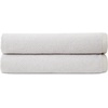 image:imageCozy Earth Nantucket 60 Cotton 40 Viscose from Bamboo Bath Sheet  600 GSM Plush amp FastDrying with Rice Weave Pattern  2 Pack 40 x 65 Luxury Bath Sheet  Light GreyHeathered Light Grey