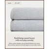 image:imageCozy Earth Nantucket 60 Cotton 40 Viscose from Bamboo Bath Sheet  600 GSM Plush amp FastDrying with Rice Weave Pattern  2 Pack 40 x 65 Luxury Bath Sheet  Light GreyHeathered Harbor Mist