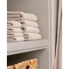 image:imageCozy Earth Nantucket 60 Cotton 40 Viscose from Bamboo Bath Sheet  600 GSM Plush amp FastDrying with Rice Weave Pattern  2 Pack 40 x 65 Luxury Bath Sheet  Light GreyHeathered Sand