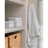 image:imageCozy Earth Nantucket 60 Cotton 40 Viscose from Bamboo Bath Sheet  600 GSM Plush amp FastDrying with Rice Weave Pattern  2 Pack 40 x 65 Luxury Bath Sheet  Light GreyHeathered Harbor Mist