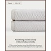 image:imageCozy Earth Nantucket 60 Cotton 40 Viscose from Bamboo Bath Sheet  600 GSM Plush amp FastDrying with Rice Weave Pattern  2 Pack 40 x 65 Luxury Bath Sheet  Light GreyHeathered Light Grey
