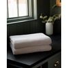 image:imageCozy Earth Nantucket 60 Cotton 40 Viscose from Bamboo Bath Sheet  600 GSM Plush amp FastDrying with Rice Weave Pattern  2 Pack 40 x 65 Luxury Bath Sheet  Light GreyHeathered Sand
