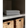 image:imageCozy Earth Nantucket 60 Cotton 40 Viscose from Bamboo Bath Sheet  600 GSM Plush amp FastDrying with Rice Weave Pattern  2 Pack 40 x 65 Luxury Bath Sheet  Light GreyHeathered Light Grey