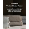 image:imageCozy Earth Nantucket 60 Cotton 40 Viscose from Bamboo Bath Sheet  600 GSM Plush amp FastDrying with Rice Weave Pattern  2 Pack 40 x 65 Luxury Bath Sheet  Light GreyHeathered Light Grey