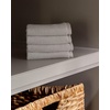 image:imageCozy Earth Nantucket 60 Cotton 40 Viscose from Bamboo Bath Sheet  600 GSM Plush amp FastDrying with Rice Weave Pattern  2 Pack 40 x 65 Luxury Bath Sheet  Light GreyHeathered Light Grey