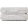 image:imageCozy Earth Nantucket 60 Cotton 40 Viscose from Bamboo Bath Sheet  600 GSM Plush amp FastDrying with Rice Weave Pattern  2 Pack 40 x 65 Luxury Bath Sheet  Light GreyHeathered Light Grey