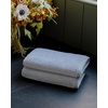 image:imageCozy Earth Nantucket 60 Cotton 40 Viscose from Bamboo Bath Sheet  600 GSM Plush amp FastDrying with Rice Weave Pattern  2 Pack 40 x 65 Luxury Bath Sheet  Light GreyHeathered Harbor Mist