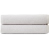 image:imageCozy Earth Nantucket 60 Cotton 40 Viscose from Bamboo Bath Sheet  600 GSM Plush amp FastDrying with Rice Weave Pattern  2 Pack 40 x 65 Luxury Bath Sheet  Light GreyHeathered Light Grey