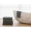 image:imageCozy Earth Ribbed Bath Towel Set  60 Cotton 40 Viscose from Bamboo Bathroom Towels  Soft amp Absorbent Textured Ribbed Pattern  2 Pack Light GreyCharcoal