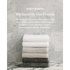 image:imageCozy Earth Ribbed Bath Towel Set  60 Cotton 40 Viscose from Bamboo Bathroom Towels  Soft amp Absorbent Textured Ribbed Pattern  2 Pack Light GreyCharcoal