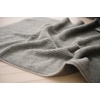 image:imageCozy Earth Ribbed Bath Towel Set  60 Cotton 40 Viscose from Bamboo Bathroom Towels  Soft amp Absorbent Textured Ribbed Pattern  2 Pack Light GreyCharcoal