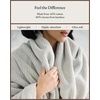 image:imageCozy Earth Ribbed Bath Towel Set  60 Cotton 40 Viscose from Bamboo Bathroom Towels  Soft amp Absorbent Textured Ribbed Pattern  2 Pack Light GreyLight Grey