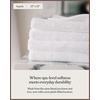 image:imageCozy Earth Ribbed Bath Towel Set  60 Cotton 40 Viscose from Bamboo Bathroom Towels  Soft amp Absorbent Textured Ribbed Pattern  2 Pack Light GreyWhite