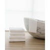 image:imageCozy Earth Ribbed Bath Towel Set  60 Cotton 40 Viscose from Bamboo Bathroom Towels  Soft amp Absorbent Textured Ribbed Pattern  2 Pack Light GreyWhite