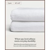 image:imageCozy Earth Ribbed Bath Towel Set  60 Cotton 40 Viscose from Bamboo Bathroom Towels  Soft amp Absorbent Textured Ribbed Pattern  2 Pack Light GreyWhite
