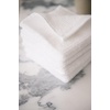 image:imageCozy Earth Ribbed Bath Towel Set  60 Cotton 40 Viscose from Bamboo Bathroom Towels  Soft amp Absorbent Textured Ribbed Pattern  2 Pack Light GreyWhite