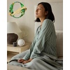 image:imageCozy Earth Soft Woven Long Sleeve Pajama Set For Women  Luxury ButtonUp SleepwearJasper