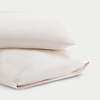 image:imageCozy Earth Standard Pillowcases Set of 2  Made of 100 Viscose from Bamboo UltraSoft amp Luxury Woven from Naturally Breathable amp Lightweight Fabric  OatOat