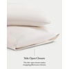 image:imageCozy Earth Standard Pillowcases Set of 2  Made of 100 Viscose from Bamboo UltraSoft amp Luxury Woven from Naturally Breathable amp Lightweight Fabric  OatOat