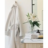 image:imageCozy Earth Waffle Bath Robe  Lightweight Spa Robe with Pockets  40 Viscose from Bamboo BlendLight Grey
