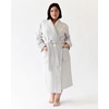 image:imageCozy Earth Waffle Bath Robe  Lightweight Spa Robe with Pockets  40 Viscose from Bamboo BlendLight Grey