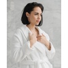 image:imageCozy Earth Waffle Bath Robe  Lightweight Spa Robe with Pockets  40 Viscose from Bamboo BlendWhite