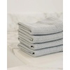 image:imageCozy Earth Waffle Washcloths  60 Cotton 40 Viscose from Bamboo Washcloths 13 x 13 Inches  Soft amp Absorbent Terry Reversible Mini Textured Waffle amp Weave Pattern  4 PackHarbor Mist