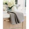 image:imageCozy Earth Waffle Washcloths  60 Cotton 40 Viscose from Bamboo Washcloths 13 x 13 Inches  Soft amp Absorbent Terry Reversible Mini Textured Waffle amp Weave Pattern  4 PackCharcoal