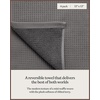 image:imageCozy Earth Waffle Washcloths  60 Cotton 40 Viscose from Bamboo Washcloths 13 x 13 Inches  Soft amp Absorbent Terry Reversible Mini Textured Waffle amp Weave Pattern  4 PackCharcoal