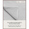 image:imageCozy Earth Waffle Washcloths  60 Cotton 40 Viscose from Bamboo Washcloths 13 x 13 Inches  Soft amp Absorbent Terry Reversible Mini Textured Waffle amp Weave Pattern  4 PackLight Grey