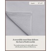 image:imageCozy Earth Waffle Washcloths  60 Cotton 40 Viscose from Bamboo Washcloths 13 x 13 Inches  Soft amp Absorbent Terry Reversible Mini Textured Waffle amp Weave Pattern  4 PackHarbor Mist