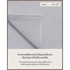 image:imageCozy Earth Waffle Washcloths  60 Cotton 40 Viscose from Bamboo Washcloths 13 x 13 Inches  Soft amp Absorbent Terry Reversible Mini Textured Waffle amp Weave Pattern  4 PackHarbor Mist