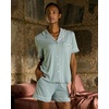 image:imageCozy Earth Womens Short Sleeve Pajama Set  Relaxed Fit with Adjustable Waistband amp Side Pockets  Womens SleepwearBrook