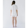 image:imageCozy Earth Womens Short Sleeve Pajama Set  Relaxed Fit with Adjustable Waistband amp Side Pockets  Womens SleepwearIvory
