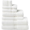 image:imageCozy Earth Complete Luxe Bath Bundle  60 Cotton 40 Viscose from Bamboo  Quick Dry amp Plush Cotton Bath Towel Set  4 Washcloths 2 Hand Towels 2 Bath Towels 2 Bath Sheets  Harbor MistWhite