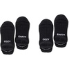 image:imageCozy Earth Essential Ankle Socks for Women and Men  Soft Cotton Socks 2 Pack Set  Blister Cushion Heel amp Arch SupportBlack