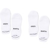 image:imageCozy Earth Essential Ankle Socks for Women and Men  Soft Cotton Socks 2 Pack Set  Blister Cushion Heel amp Arch SupportWhite