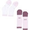 image:imageCozy Earth Essential Quarter Socks for Women and Men  Soft Mercerized Cotton Crew Socks 2Pack Set  Heel amp Arch SupportLilac