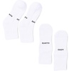 image:imageCozy Earth Essential Quarter Socks for Women and Men  Soft Mercerized Cotton Crew Socks 2Pack Set  Heel amp Arch SupportWhite