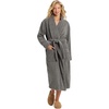 image:imageCozy Earth Luxe Bath Robe  Luxury Robe for Women and Men 60 Cotton amp 40 Viscose from BambooCharcoal
