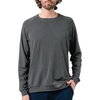 image:imageCozy Earth Mens Pullover Crew Neck Sweatshirt  Lightweight Viscose from Bamboo BlendCharcoal