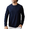 image:imageCozy Earth Mens Pullover Crew Neck Sweatshirt  Lightweight Viscose from Bamboo BlendNavy