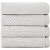 image:imageCozy Earth Nantucket 60 Cotton 40 Viscose from Bamboo Bath Sheet  600 GSM Plush amp FastDrying with Rice Weave Pattern  2 Pack 40 x 65 Luxury Bath Sheet  Light GreyHeathered Light Grey