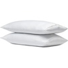 image:imageCozy Earth Standard Pillowcases Set of 2  Made of 100 Viscose from Bamboo UltraSoft amp Luxury Woven from Naturally Breathable amp Lightweight Fabric  OatWhite