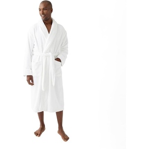 image:imageCozy Earth Luxe Bath Robe  Luxury Robe for Women and Men 60 Cotton amp 40 Viscose from BambooWhite