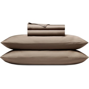 image:imageCozy Earth Luxury Bed Sheet Set  100 Viscose from Bamboo Fabric UltraSoft amp Breathable Fits Regular amp Deep Pocket Mattresses up to 20  4 Pieces King Sheet Set WhiteWalnut