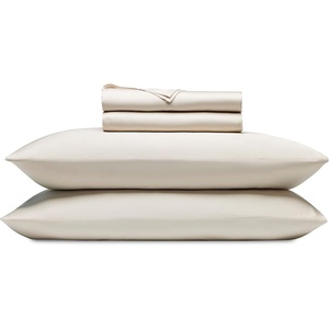 image:imageCozy Earth Luxury Bed Sheet Set  100 Viscose from Bamboo Fabric UltraSoft amp Breathable Fits Regular amp Deep Pocket Mattresses up to 20  4 Pieces King Sheet Set WhiteCream