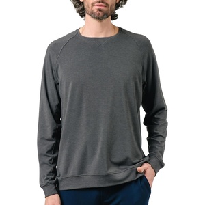 image:imageCozy Earth Mens Pullover Crew Neck Sweatshirt  Lightweight Viscose from Bamboo BlendCharcoal